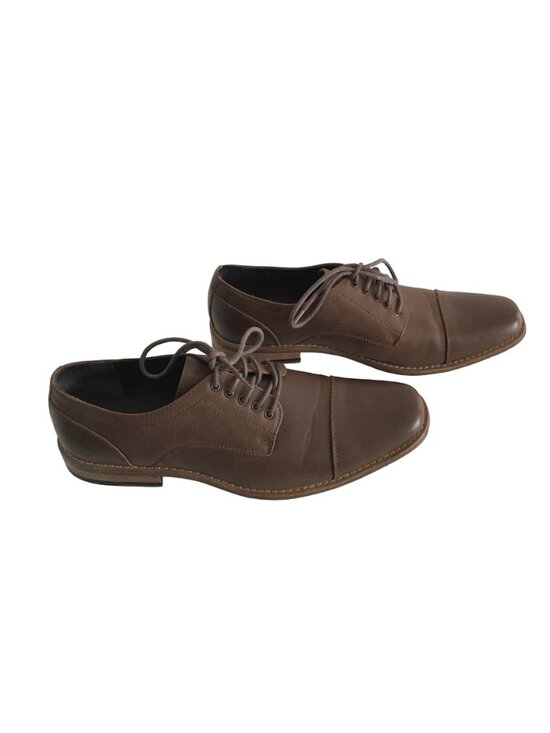 PERRY ELLIS- MENS BROWN COMFY LACE UP SHOES SIZE 11.5 main image 8